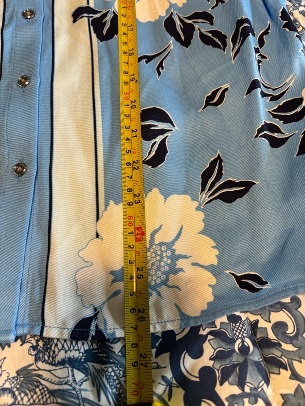 Talbots Button Front Shirt-Delightful Floral~Medium - Picture 11 of 12